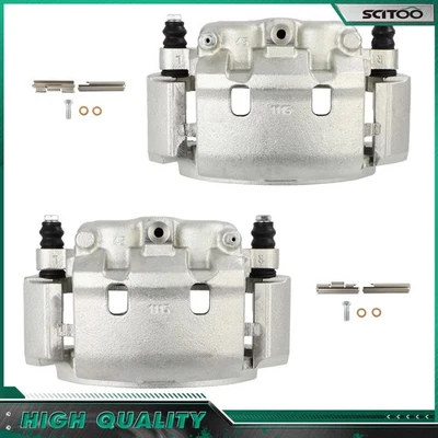 For 1999 - 2007 FORD E-350 SUPER DUTY Rear Brake Calipers w/ Bracket - Image 1 of 4