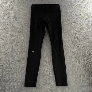 Under Armour Womens Leggings Black Size Small Compression Heatgear Polyester - Picture 1 of 15