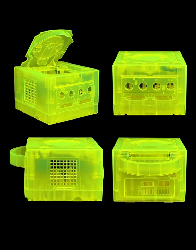 Nintendo GameCube Console Shell Housing Full Replacement Translucent Green - Image 1 of 1