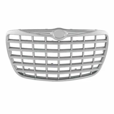 For 05-09 300 2.7L & 3.5L Front Grille Assembly Chrome w/Silver Cross Bar Insert - Image 1 of 4