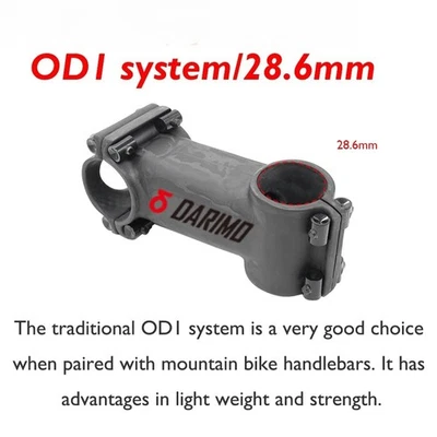 Road MTB Bicycle Cycling Handlebar Stem 28.6 /31.8mm 6/17 Degrees UD Carbon Stem - Image 1 of 4