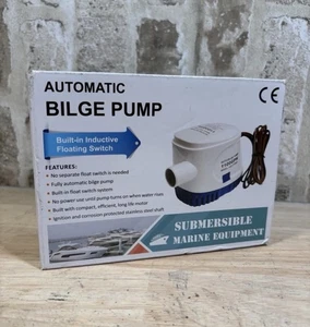 ⭐️Bomba de sentina automática sumergible para equipos marinos⭐️12v 1100 GPH⭐️Nueva⭐️ - Imagen 1 de 4