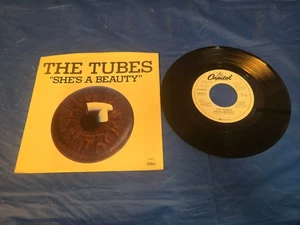 THE TUBES - SHE'S A BEAUTY - 7" VINYL SINGLE - Picture 1 of 3