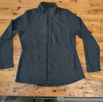 Mujer Skechers Manga Larga Cremallera Completa Cuello Simulado Chaqueta Ligera Ropa Activa Foto 1 de 4