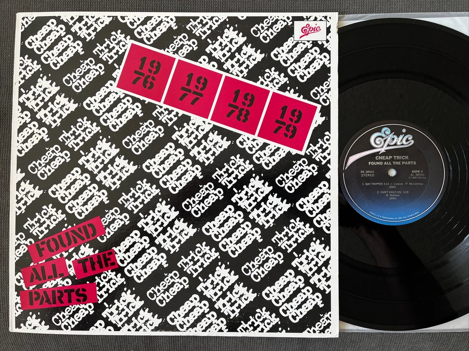 Cheap Trick - Found All The Parts - 1980 Epic PE 38541 виниловый EP отличное состояние - Изображение 1 из 2