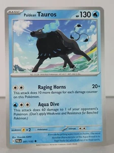 Paldean Tauros - Paldea Evolved - 041/193 - singles - Pokemon TCG - non-holo - Picture 1 of 11
