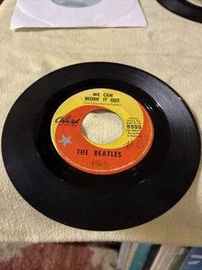 The Beatles "Day Tripper" "We Can Work It Out" 45 Vg Tested Capitol Jukebox - Picture 1 of 2