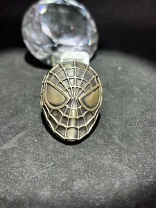 Mens Antiqued Sterling Silver Spider Man's Ring NWT Sz.11.5 Rare Inspired 10.7G - Picture 1 of 11
