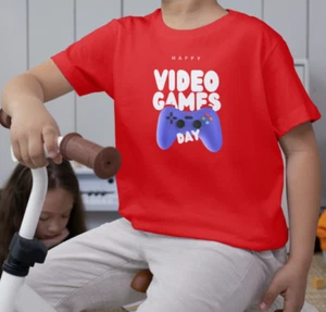 Videogame Day Kids Gamer Shirt | videgame lover birthday gift for Kids christmas - Picture 1 of 12
