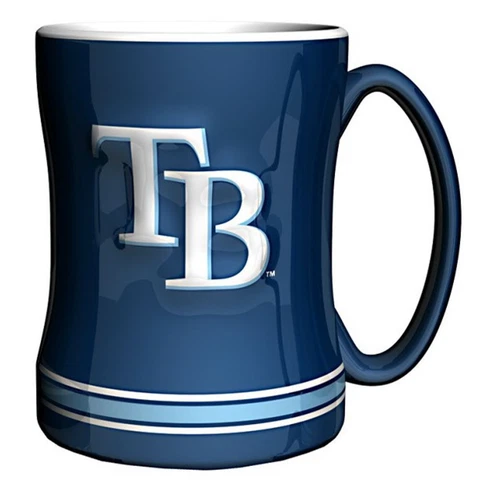 Tampa Bay Rays Mug Sculpted Relief Coffee Mug 14oz Cover