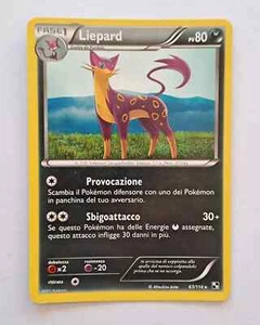Liepard 67/114 Nero E Bianco Rara Near Mint Lotto Carte Pokemon - Foto 1 di 2