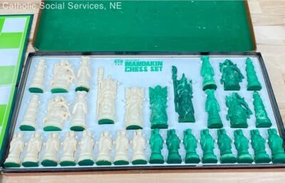 Juego de Ajedrez Mandarín Coleccionista TAG Vintage 5" King Años 60 Completo Foto 1 de 4