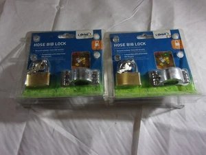 2 NEW ORBIT HOSE BIB LOCKS - Picture 1 of 4