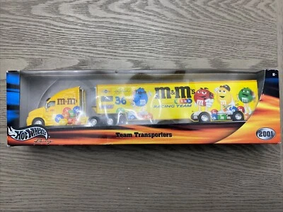 2001 Hot Wheels Team Transporters M & M Racing #36  Ken Schrader 50400  New - Image 1 of 4