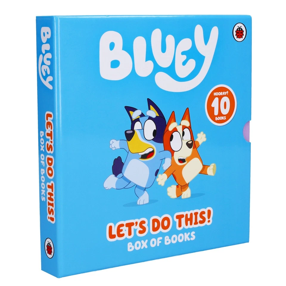 Bluey Let's Do This! 10 Picture Books Collection Box Set - Ages 3-7 - Paperback - Image 1 of 4