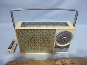 Excepcional radio transistor solar rosa Hoffman “Trans Solar” PP706 1958/9 - Imagen 1 de 9