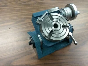 4-3/8"/110mm PRECISION TILTING ROTARY TABLE, MT2 CENTER,heavy duty #TSK-110in - Picture 1 of 6