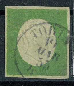 P2968 I - SARDEGNA 7 F, EFFIGIE DEL RE, CON DOPPIA IMPRONTA A SECCO, - Picture 1 of 2