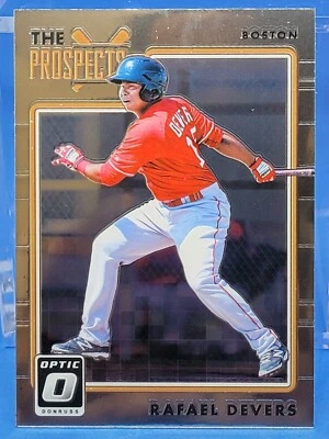 Rafael Devers 2017 Donruss Prospects Rookie TP-7 Boston Red Sox #TP7 RC Invest $ - Image 1 of 2