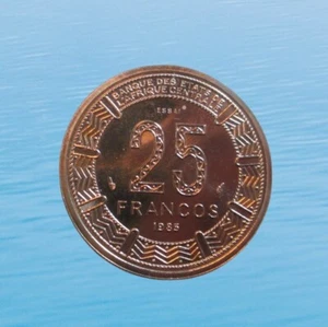 EQUATORIAL GUINEA 25 FRANCOS 1985 PATTERN ESSAI KM E29 #4335# - Picture 1 of 2
