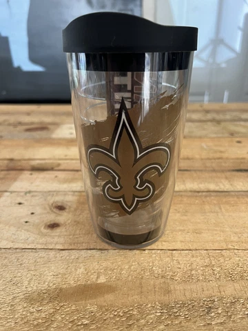 Tervis New Orleans Saints 16oz. Tumbler Preowned Tumbler New Lid Clean Up Cover