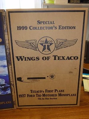 Edición Coleccionista Oro Texaco Airplane Bank - Ford 1927 Tri-Motored Monoplane #7 Foto 1 de 4