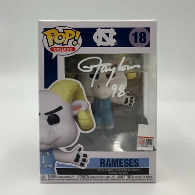 LAWRENCE TAYLOR signed/auto'd FUNKO POP Football North Carolina RAMESES #18--BAS - Изображение 1 из 4