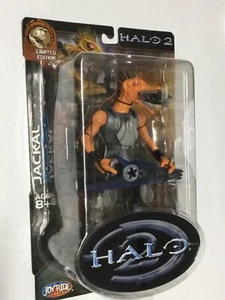 NEW UNOPENED HALO 2 JACKAL LIMITED EDITION FIGURE BEAM RIFLE JOYRIDE STUDIOS - Picture 1 of 12