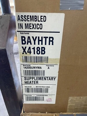 TRANE BAYHTRX418B SUPPLEMENTARY HEATER - Image 1 of 4