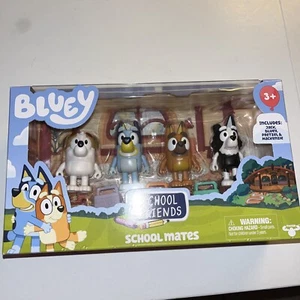Bluey NEW SCHOOL MATES FRIENDS 3 inch Figuren Set Bluey Jack Pretzel Mackenzie - Bild 1 von 15