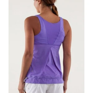 Lululemon Workout Tank Top Athletic Racerback Drawstring Purple Size Unknown - Picture 1 of 7