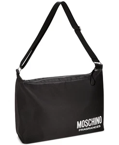 Moschino Fragrance Black Crossbody Bag Shoulder Messenger Travel Large Bag NEW - Picture 1 of 6
