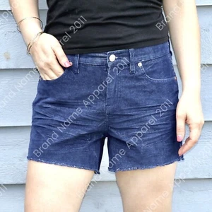 GAP Women's Stretch Corduroy Shorts w/4" Cutoff Leg, Mid-Rise Shortie, Hot Pants - Picture 1 of 9
