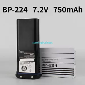 NEW ICOM BP-224 7.2V/750mA Battery Pack for IC-M2A IC-M2 IC-GM1600 IC-M32 IC-M31 - Picture 1 of 15