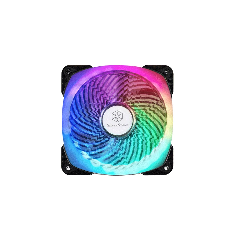 SilverStone Technology PWM 120mm Addressable RGB Fan AP124-ARGB - Image 1 of 1