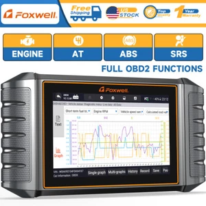 FOXWELL NT706 OBD2 Scanner Check Engine ABS SRS Code Reader Car Diagnostic Tool - Picture 1 of 11