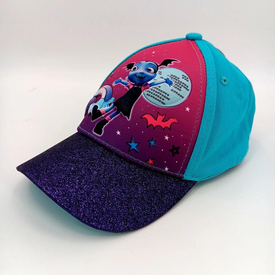 Disney Jr Vampirina Baseball Hat Toddler Girls Pop Caps Purple Glitter AA10