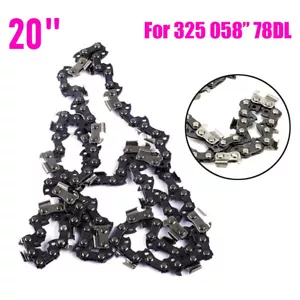 20 Inch Metal Chainsaw Saw Chain For HUSQVARNA 325 058 78DL - Picture 1 of 12