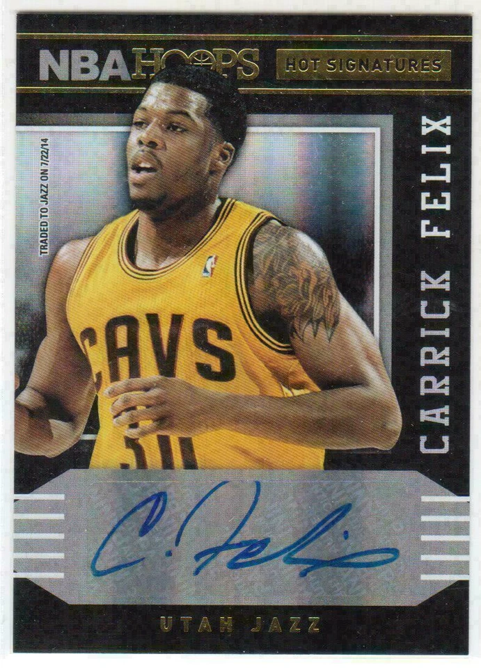2014-15 PANINI HOOPS #28 CARRICK FELIX HOT SIGNATURES AUTOGRAPH - Image 1 of 1
