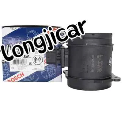 Sensor de flujo de masa de aire Bosch con carcasa para VW Passat CC Touareg Porsche Cayenne Foto 1 de 4