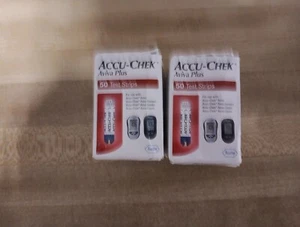 AccuChek Aviva Plus 100 ct Diabetic Test Strips Various Exp Dates