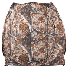 Portable Hunting Waterproof Pop Up Camouflage Ground Blind w/ Mesh Windows