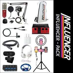 Blastking IP-WPACK-RED Influencer Pack with ULTRAMIX-2D Interface, IP-LED RING, - Picture 1 of 6