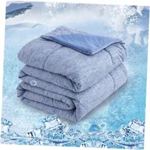Cooling Comforter King Size,Cooling Blanket for Hot Sleepers with Q King1 Blue - Picture 1 of 7