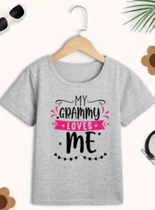 Girls Funny Graphic Tshirt Summer Top Size 5-6 - Picture 1 of 2