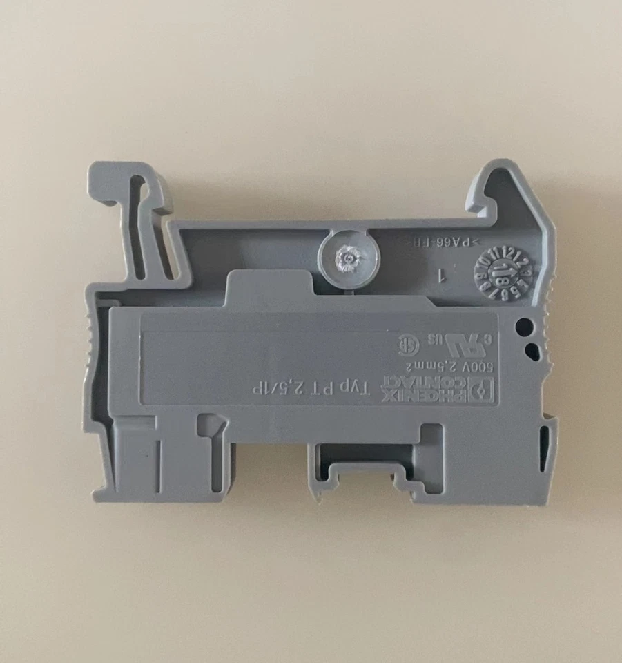10 pcs phoenix contact 3210033 PT 2.5/1P In-line terminal block - Image 1 of 1