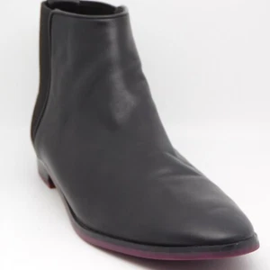Ted Baker Causal Footwear Women Leather Ankle Boots Side  Closed Toe Size 9.5 - Picture 1 of 11