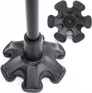 Cane Tip with 6 Support Rubber Foot for Walking Canes 3/4 Inch Shaft, Self-Stand - Picture 1 of 12