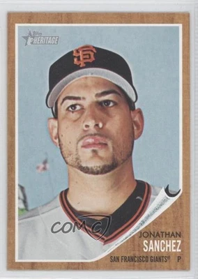 2011 Topps Heritage Jonathan Sanchez #71 - Image 1 of 2