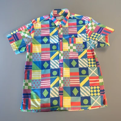 Camisa Hawaiana Shinesty Mahalo Nerds Para Hombres XL The Secretariat Derby Flag Foto 1 de 4